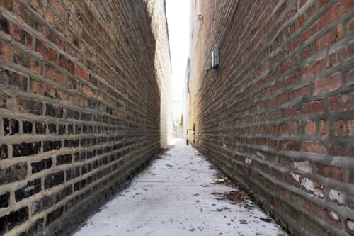 Free stock photo of alley, alleyway, backlight Stock Photo