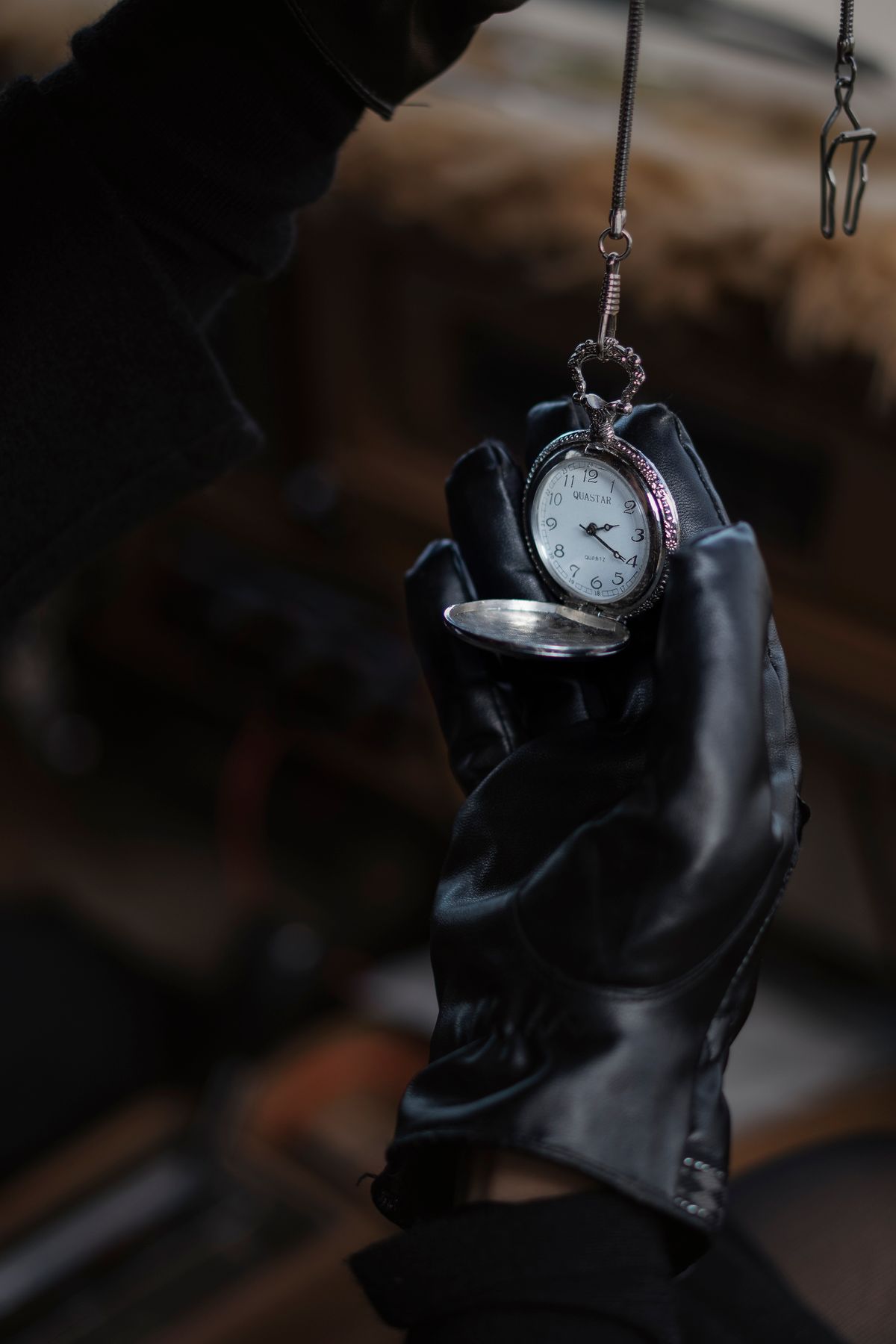 Détail d'un mécanisme horloger français