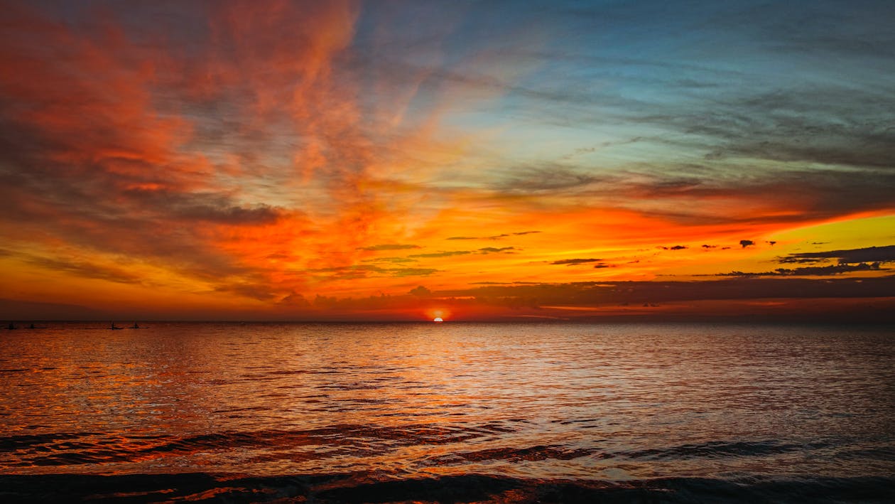 Základová fotografie zdarma na téma dramatická obloha, horizont, klid