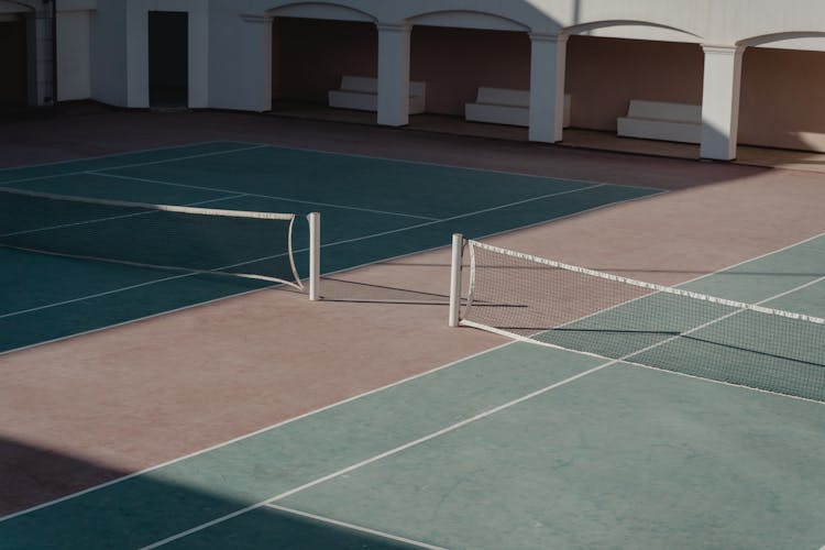 Empty Tennis Courts