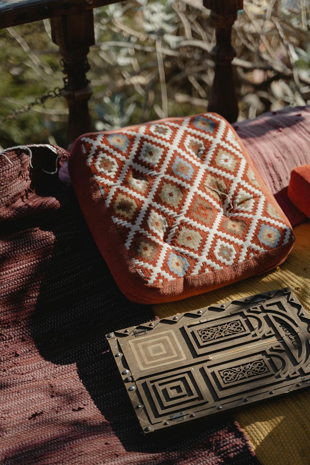 Batik Patterned Cushions