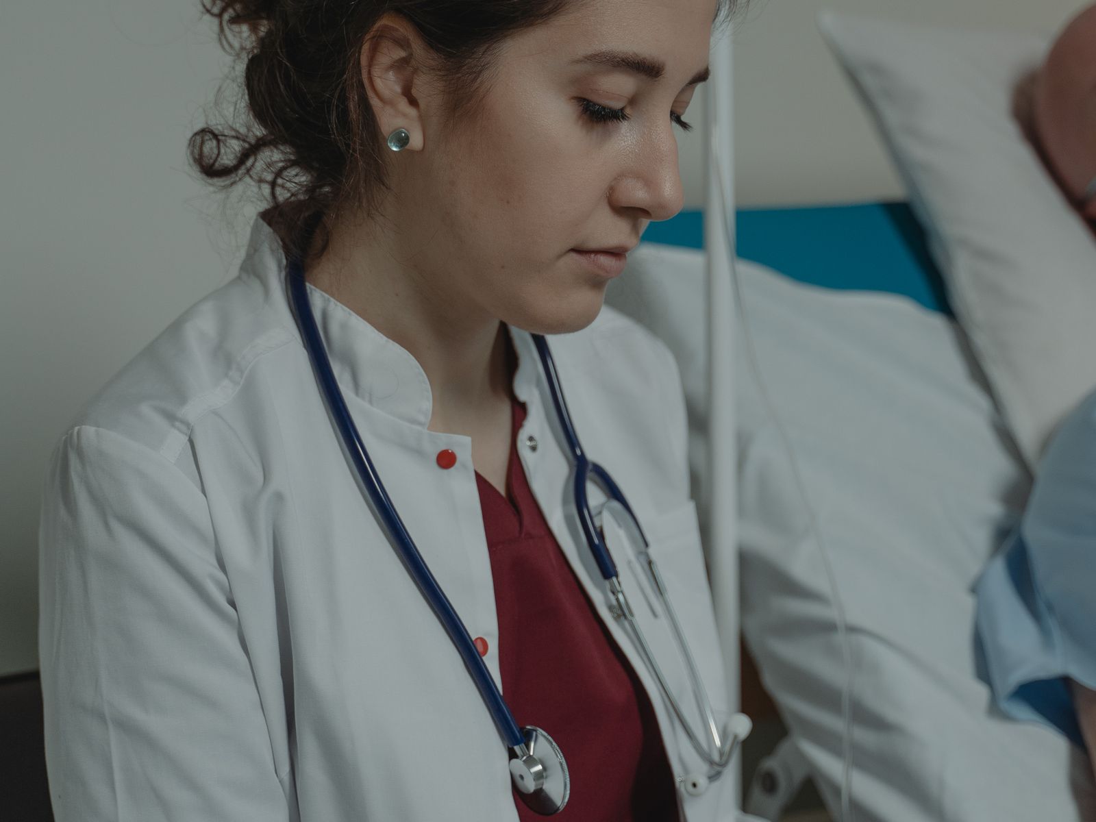 Doctors and clinical staff collaborating in a modern healthcare practice