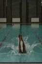 Person in Swimming Pool
