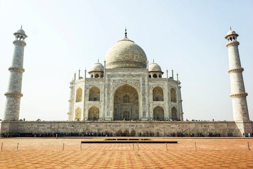 Close Up View of Taj Mahal 