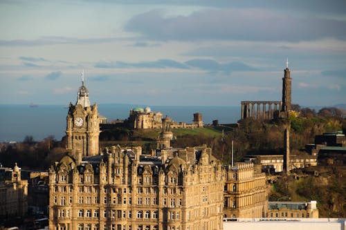 Ingyenes stockfotó a balmoral, drónfelvétel, Edinburgh témában