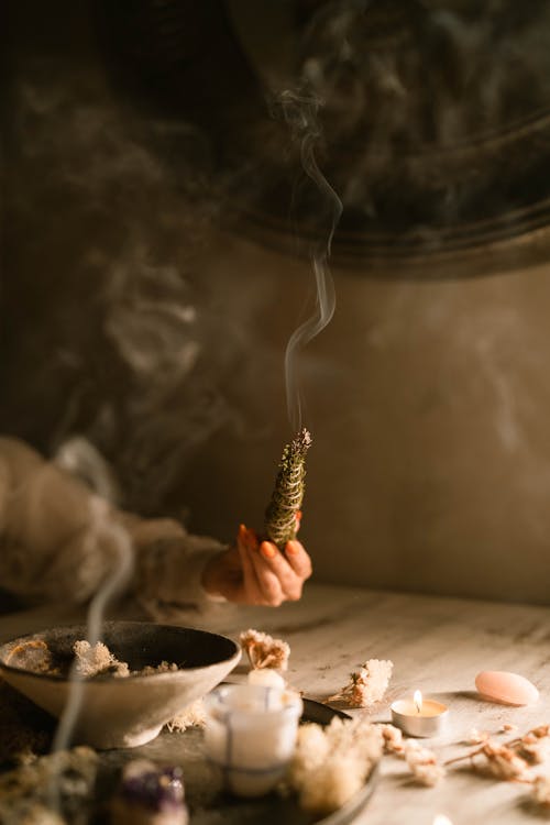 Základová fotografie zdarma na téma čarodějnictví, kadidlo, kouř