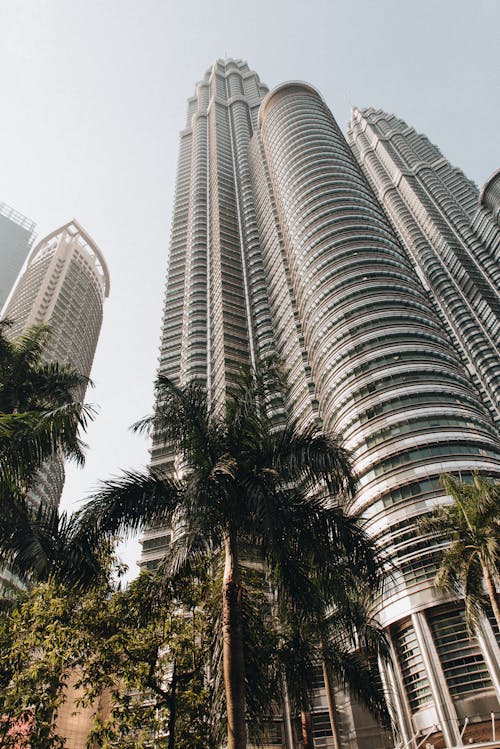 Low Angle Shot of City Buildings in Kuala Lumpur