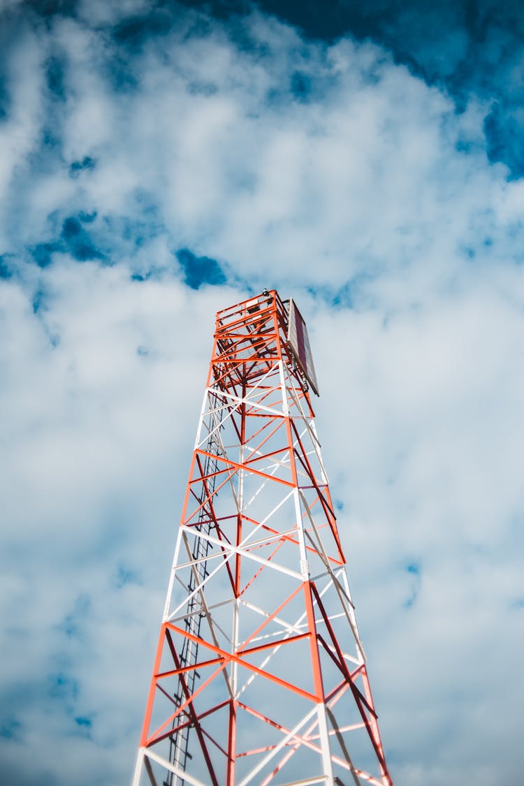 Clouds Over Telecommunication Tower