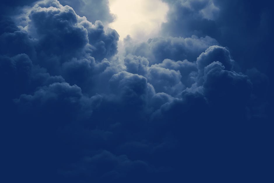atmosphere, blue, cloud