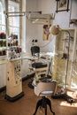 Black and White Barber Chair