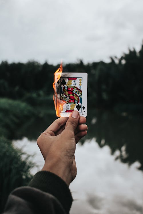 Foto profissional grátis de ardente, carta, chamas