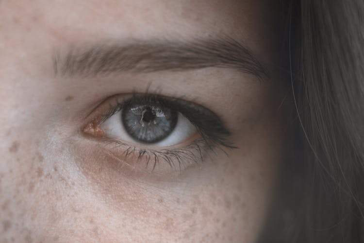 Persons Eye In Close Up Photography