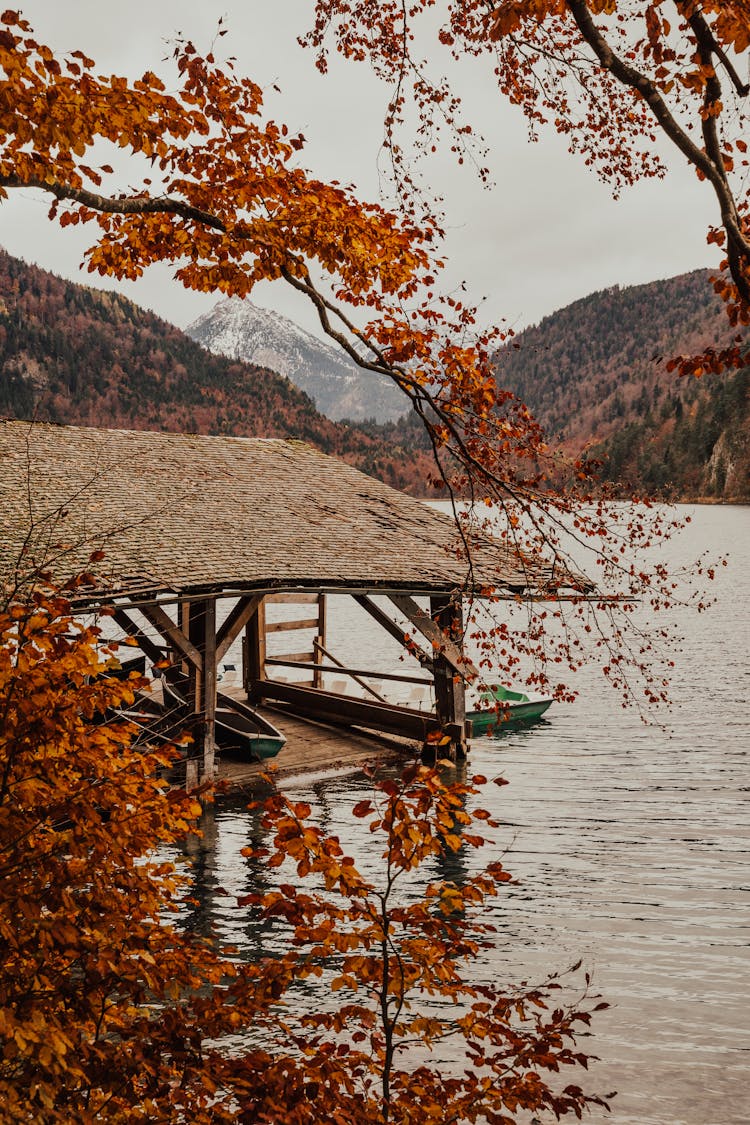 Wooden Boats On The Lakeside