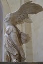 The Winged Victory of Samothrace in Louvre Museum, Paris, France