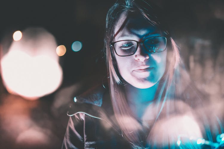 Woman Taking Selfie