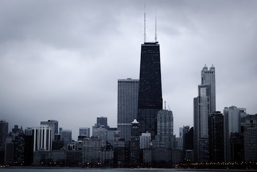 Free The Famous Willis Tower in Chicago Stock Photo