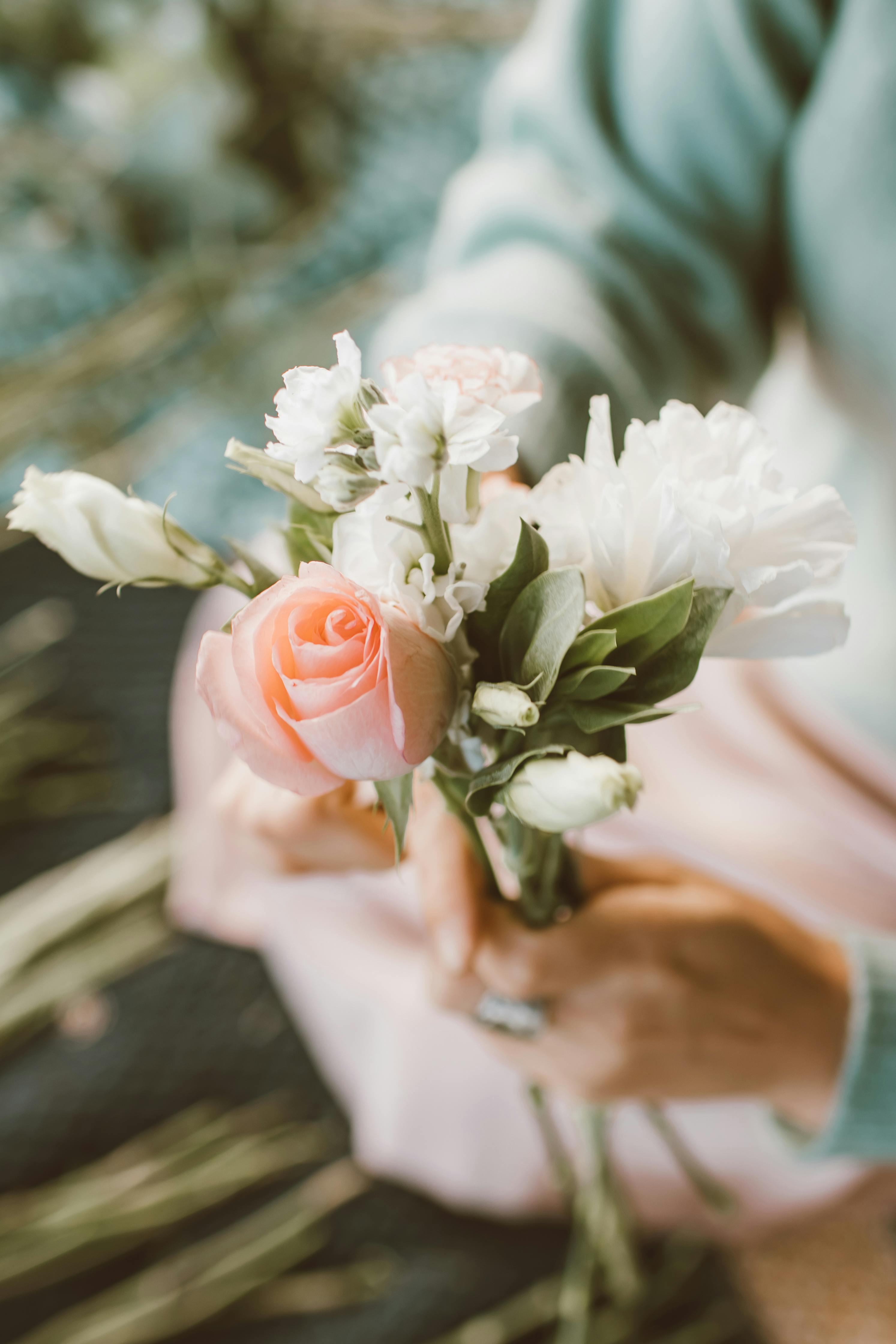 Person Arranging Flowers · Free Stock Photo