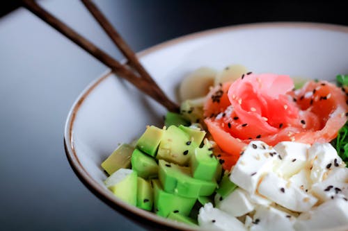 Close-Up Shot of a Bowl of Fruit Salad