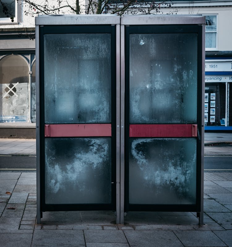 Telephone Booths On The Street