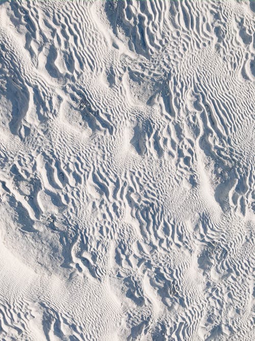 Close-up of Salt Surface Texture