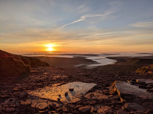 Fotos de stock gratuitas de amanecer, espuma de mar, Gales