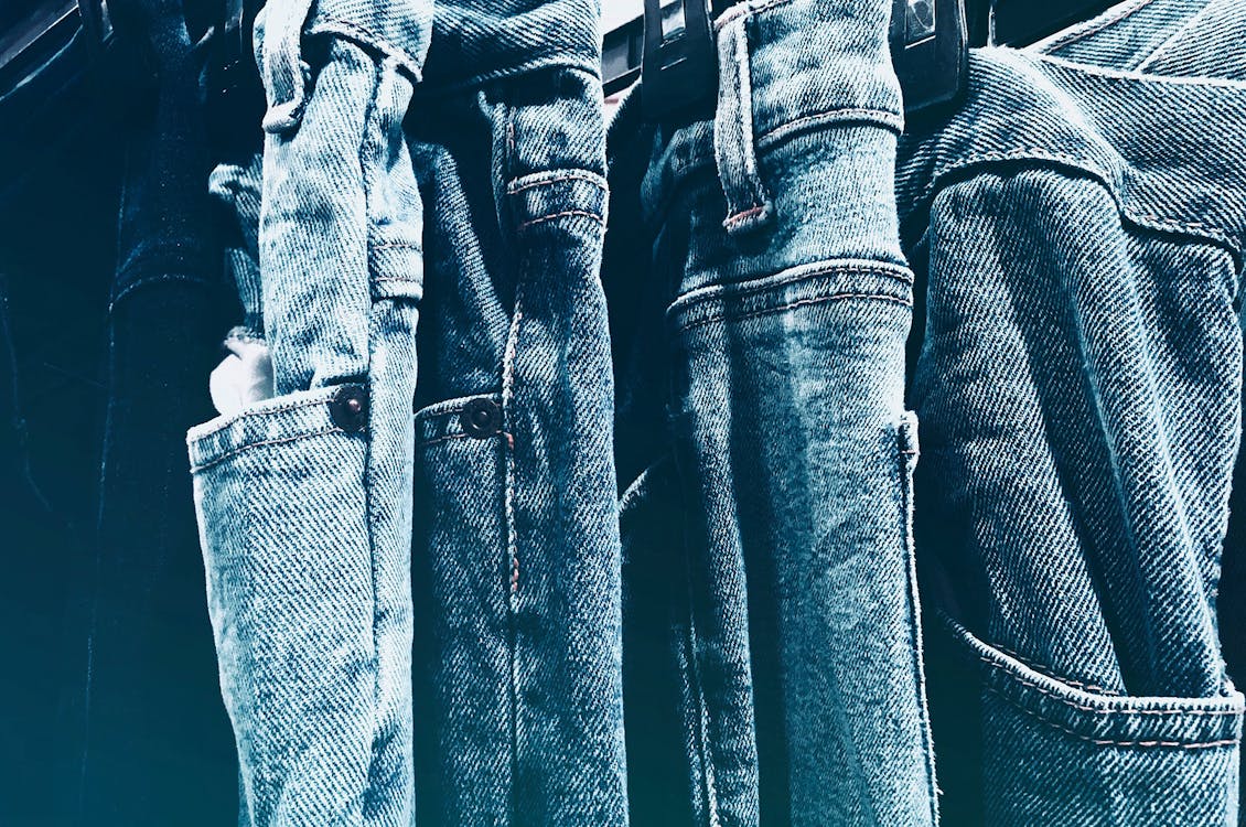 Free Blue Jeans Side by Side Stock Photo
