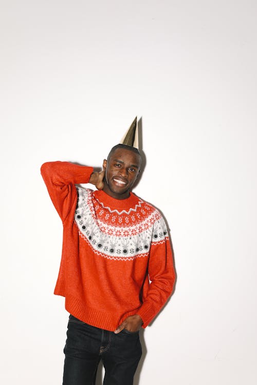Gratis stockfoto met aan lichtbak toevoegen, Afro-Amerikaanse man, feesthoed