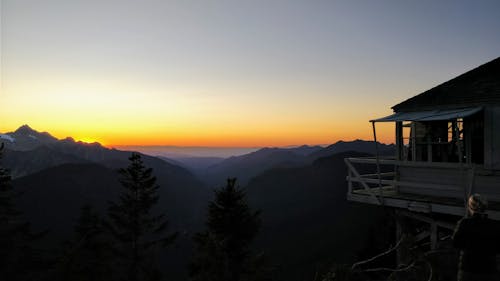 Free stock photo of lookout, mountain range, sunset