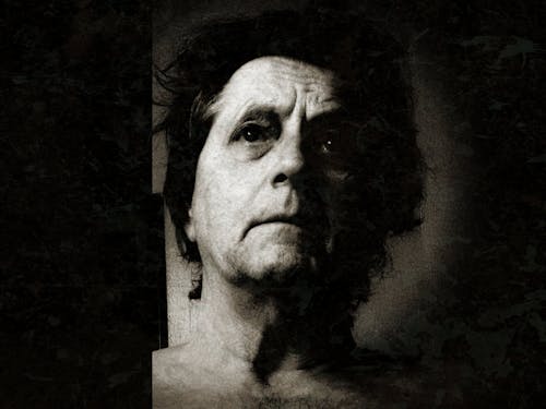 Free stock photo of black and white portrait, man, self portrait