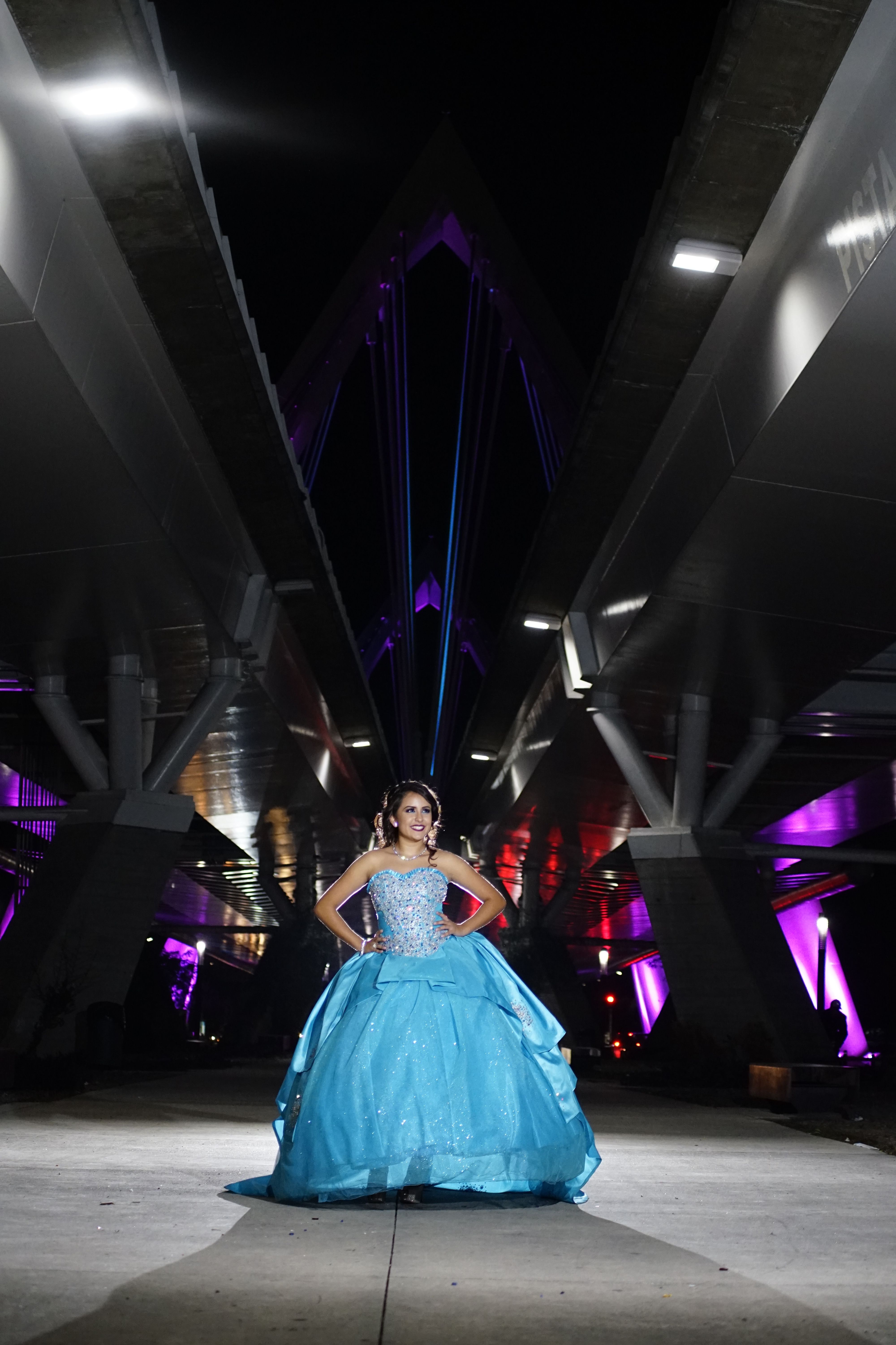 A Woman in an Elegant Blue Gown · Free Stock Photo