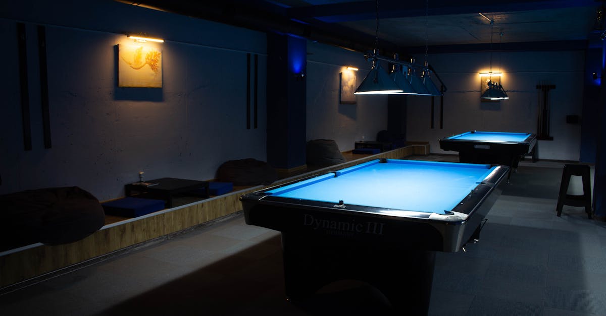 A Warm Look Interior Design of a Billiard Hall · Free Stock Photo