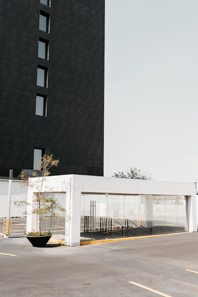 Entrance In Underpass Near Building