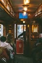 People Sitting Inside the Tram