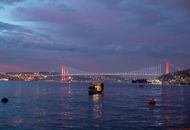 An Illuminated Bridge over the Ocean