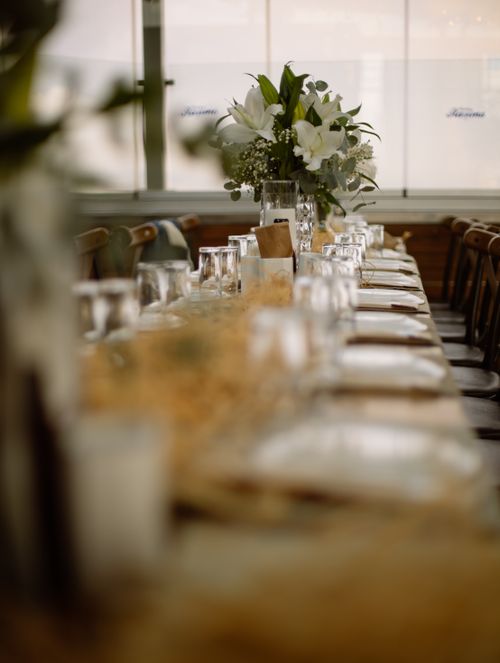 Free A beautifully arranged table setting in Istanbul with a floral centerpiece, ideal for celebrations. Stock Photo