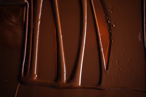 Chocolate Liquid in Close-up Photography