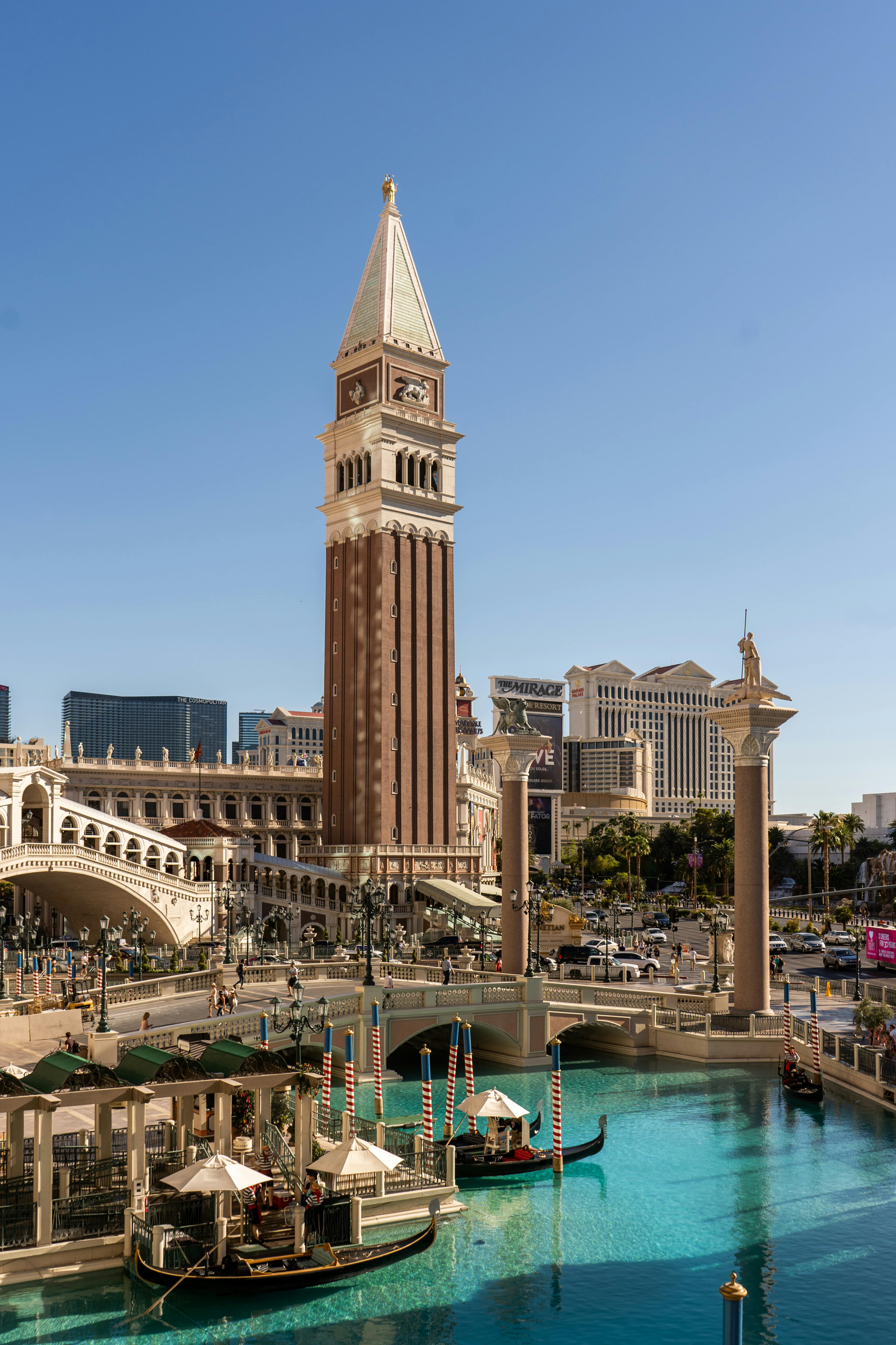 venice miniature in las vegas on sunny day