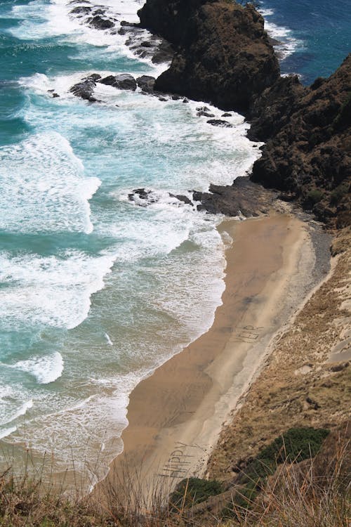 Foto profissional grátis de aerofotografia, beira-mar, costeiro
