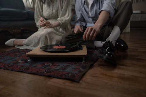 Couple Listening to Music