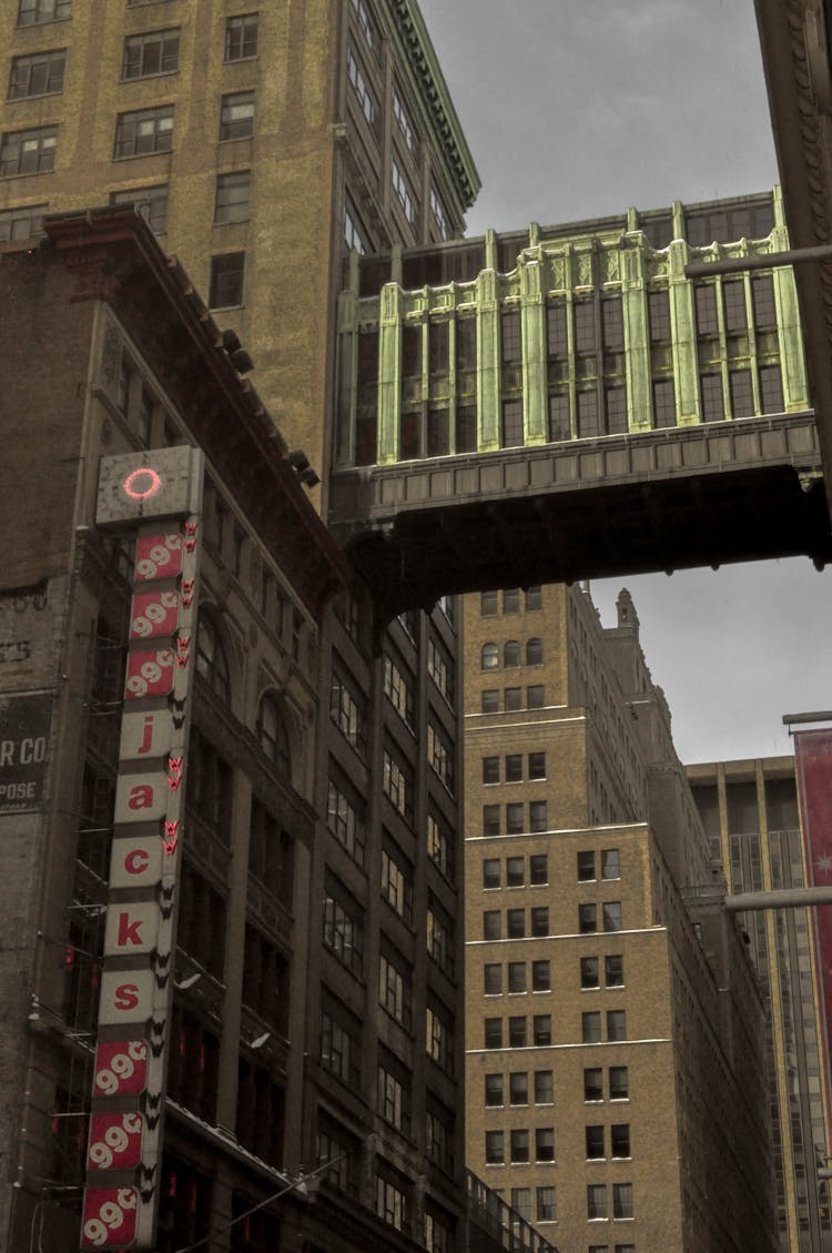 Sky Bridge Connecting Buildings