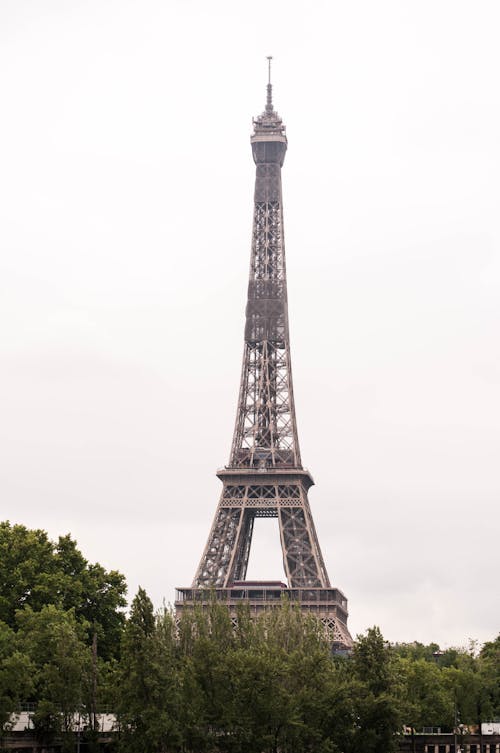Eiffel Tower Under White Sky