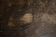 Old wooden surface of plank with cracks