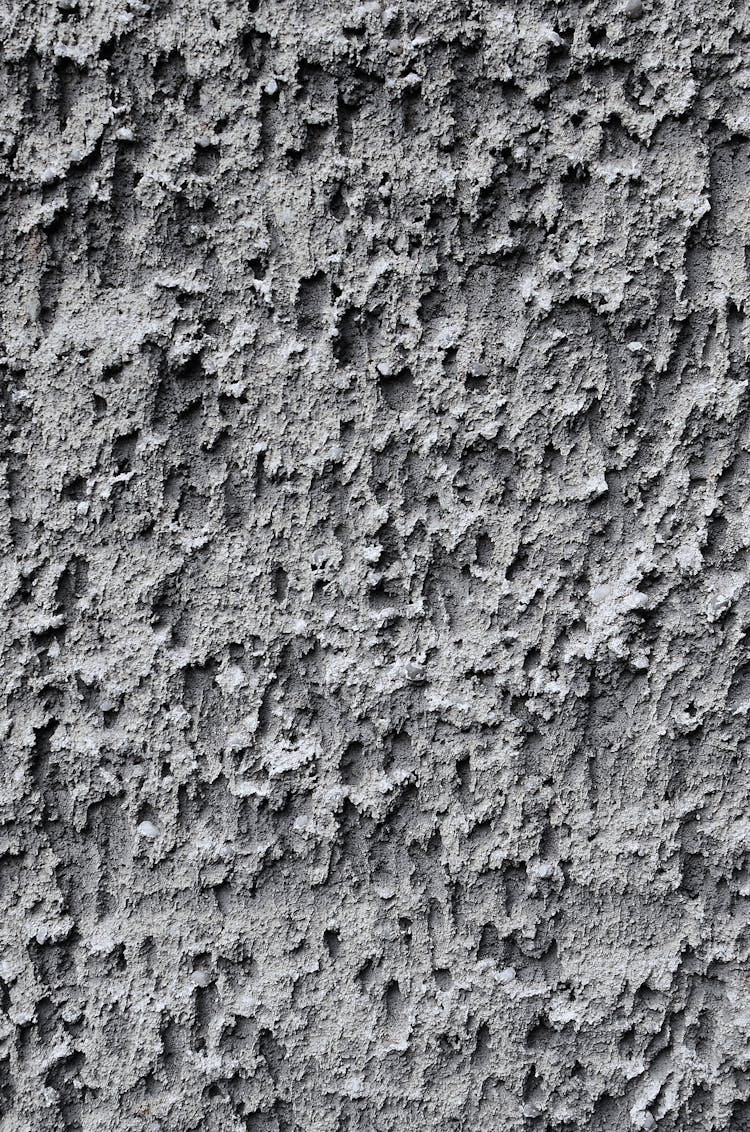 Texture Of Wall With Rough Stucco Surface