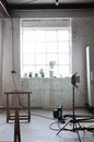 Room with equipment for renovation works in flat