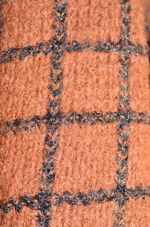 Soft wool texture of plaid