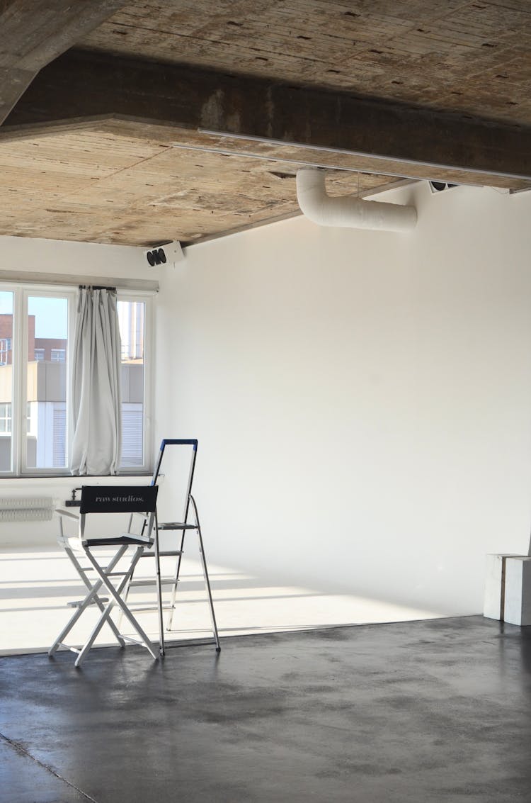 Interior Of Empty Studio With Chair