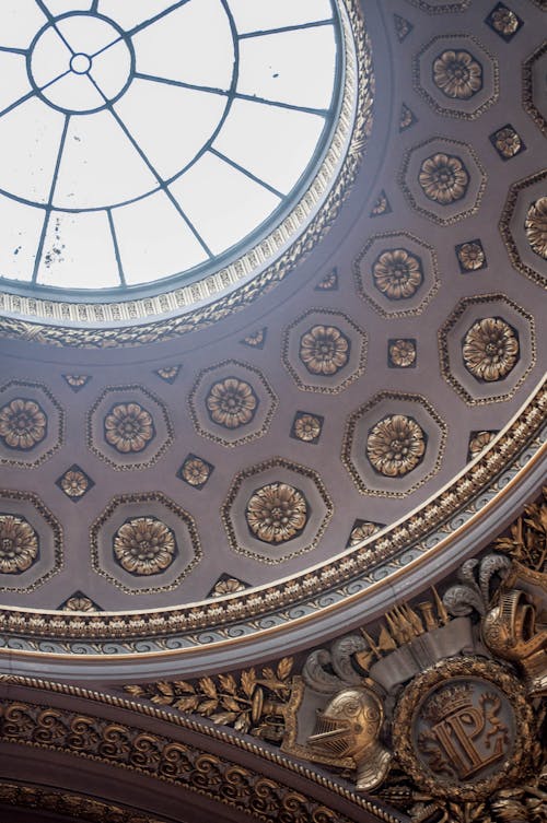 Free Interior Design of an Ancient Dome Stock Photo