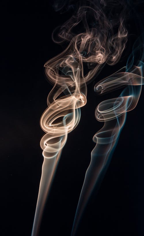 Free White Smoke Wallpaper Stock Photo