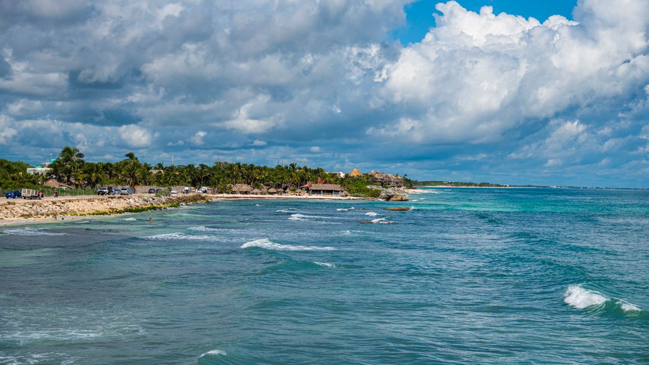 Tulum, Mexico skyline