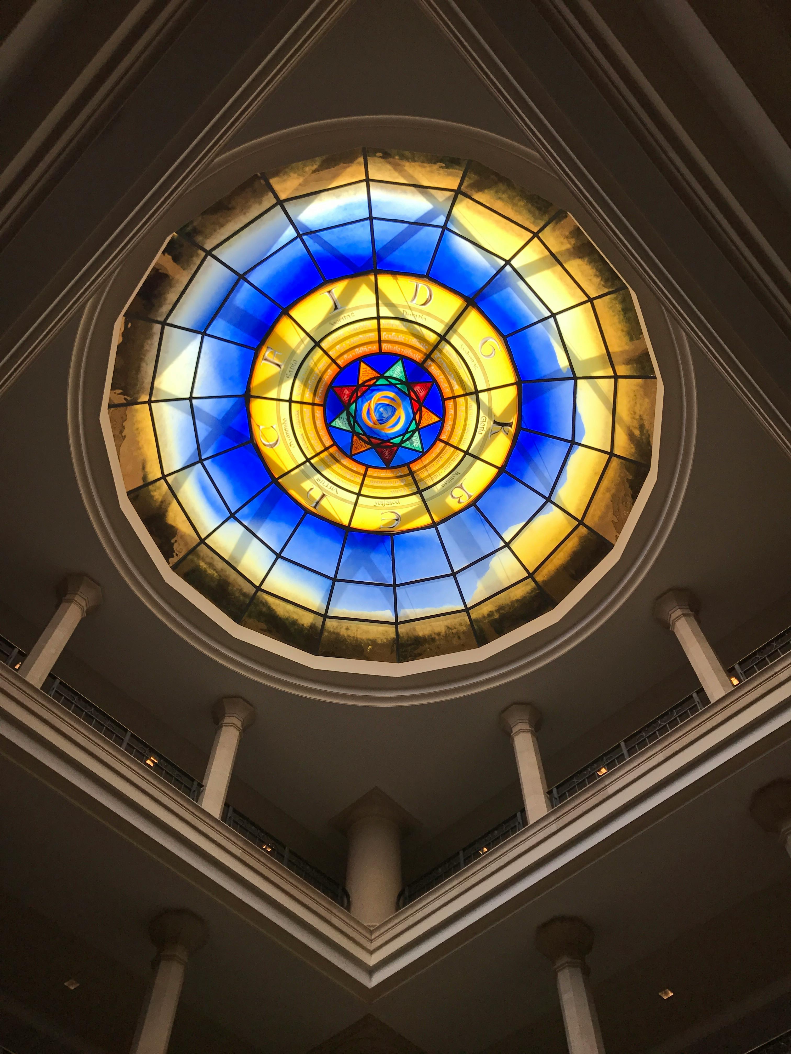Stained Glass Skylight Dome · Free Stock Photo
